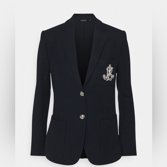 Ralph Lauren Jackets & Blazers - BULLION JACQUARD BLAZER - Blazer - silver logo